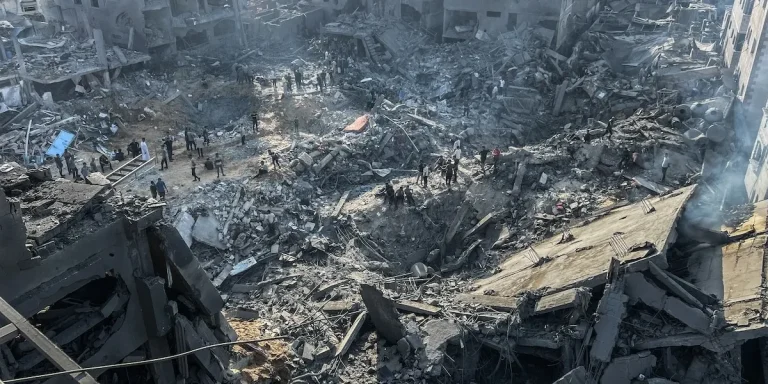 a-general-view-of-the-destroyed-buildings-following-an-israeli-airstrike-on-jabalia-refugee-camp-in-the-gaza-strip-nov-1-2023